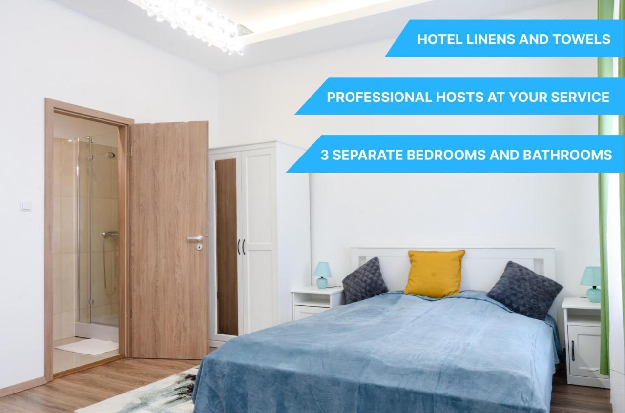 3 En Suit Bedroom Flat In The Main Centre For 6Ppl, 3Bdr,3Bthr,Ac Βουδαπέστη Εξωτερικό φωτογραφία